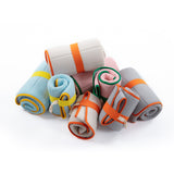 Pet Dog Cooling Mat Non-Slip Travel Roll Up Cool Pad Bed Outdoor M BEIGE - Close-Up Angle