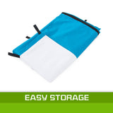 Cage Cover Enclosure for Wire Dog Cage Crate 48in BLUE - Low Angle