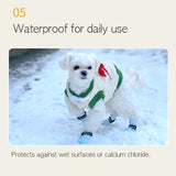 28pc X Dog Shoes Waterproof Disposable Boots Anti-Slip Pet Socks S VIOLET - Extra Image