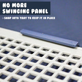 Dog Pet Potty Tray Training Toilet Raised Walls T1 BLUE - 45-Degree Angle