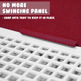 Dog Pet Potty Tray Training Toilet Raised Walls T1 WINE - 45-Degree Angle