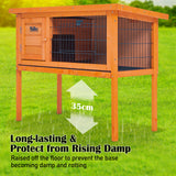 Rabbit Hutch Chicken Coop 91 x 45 x 70cm Free Standing Cage Run Eden - Extra Image