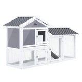 Rabbit Hutch Chicken Coop 147cm 2 Storey Pet Cage Run GRACIE - Extra Image