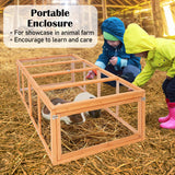 Paw Mate Chicken Coop Rabbit Hutch Extension Run 180 x 90 x 48cm Runey - 45-Degree Angle
