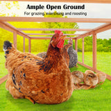 Paw Mate Chicken Coop Rabbit Hutch Extension Run 180 x 90 x 48cm Runey - Close-Up Angle