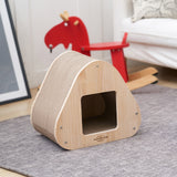 Yaomi Wood Triangle Cat Scratcher Sofa Pet Bed - Extra Image