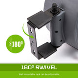 Automotive Air Hose Retractable Reel Wall Mounted 10m - Top-Down View