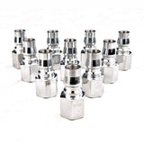 10X 1/4" Nitto Type Male Air Coupling Coupler Fitting Connector 4 x 2.5cm