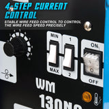 MIG Gasless Welder + Wire Portable Welding Machine 130Amp - Top-Down View