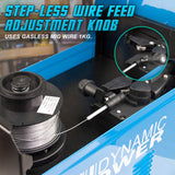 MIG Gasless Welder + Wire Portable Welding Machine 130Amp - Rear View