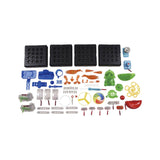 Connex 125 Scientific Challenge Set STEM Toy Build Your Own Learning Kit - Top-Down View
