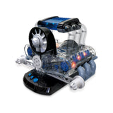 Stemnex Flat 6 Model Engine STEM Toy Build Your Own Learning Kit - Front View