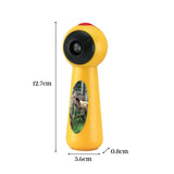 Dinosaur Projector and 3 Toy Figures Play Set - Kids STEM Learning Set - 45-Degree Angle