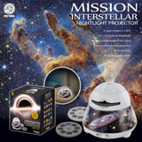 Mission Interstellar Dreamy Sky Night Light Projector - Kids STEAM Toy - Side View