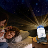 Planetarium Dome Projector - STEM Toy Space Planet Zodiac Moon Galaxy Night Lights - Top-Down View