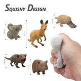 Stretchy Squishy Australian Wildlife Gift Set - Sensory Stimulation Animal Toys - Side View