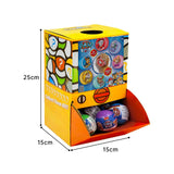 40X Kenisy Paw Patrol Squishy Toy Capsules 50mm Collectible Gacha in Display Box - 45-Degree Angle