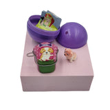 40X Puppy Club The Best Home Toy Capsules 50mm Collectible Gacha in Display Box - Top-Down View