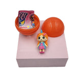 40X Kenisy Unicorn Dolls Toy Capsules 50mm Collectible Gacha in Display Box - 45-Degree Angle