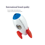 Rocket Projector Night Light Kids STEM Toy - Outer Space Planet - Side View