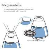 Space Capsule Projector Night Light Kids STEM Toy - Space Planet - 45-Degree Angle