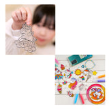 Sparkly Ornament Suncatcher - DIY for Kids Art Craft Colouring PaintingSet - Close-Up Angle