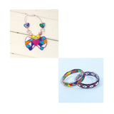 Colorato Trendy Jewellery Glass Art Deco - DIY Craft Kit for Kids Painting Set - Side View