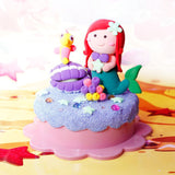 Colorato Mermaid Glow Set - Glow-in-the-Dark Super Clay DIY Craft Kit for Kids - Front View