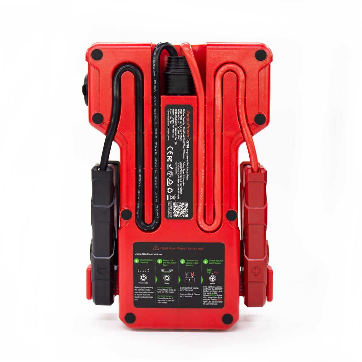 JumpsPower GTR 4000A Professional Portable Jump Starter & Power Bank with LED Light