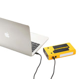 Hummer HX Pro 2000A Portable Jump Starter Power Bank with 37000mWh Capacity and LED Lights - Rear View