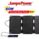 60W Solar Panel Portable Charger JumpsPower Power Generator Foldable - Front View