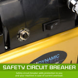 Dynamic Power Gold Portable Car Tyre Air Compressor Deflator Inflator 300L/MIN 12V - Rear View