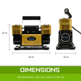 Dynamic Power Gold Portable Car Tyre Air Compressor Deflator Inflator 300L/MIN 12V - Extra Image