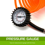 Portable Car Tyre Air Compressor Inflator 200L/MIN 12V GOLD - Low Angle