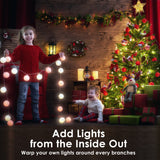 Snowy Christmas Tree Xmas Pine Cones 6Ft 180cm 930 tips GREEN - Extra Image