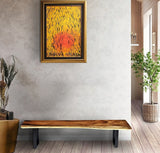 Bench seat or low set console table, hallway table Raintree Wood 1.5 Meter 150cm - Side View