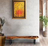 Bench seat or low set console table, hallway table Raintree Wood 1.5 Meter 150cm - Rear View