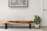 Bench seat or low set console table, hallway table Raintree Wood 1.8 Meter 180cm - Rear View