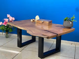 Coffee side table Silky Oak handmade in Australia