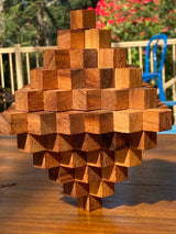 Japanese Interlocking Ladder Puzzle - Side View