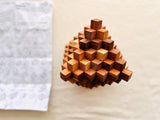 Japanese Interlocking Ladder Puzzle - Rear View