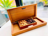 Mothers day gift Wooden Makruk traditional Thai Chess Set - Rear View