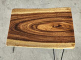 Raintree Wood Live Edge Coffee Table-40-50 cm - Front View