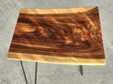 Raintree Wood Live Edge Coffee Table-40-50 cm - Top-Down View
