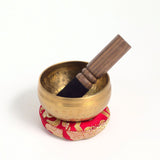 Singing bowl Nepalese Tibetan genuine 592g bowl 12 cm size includes genuine wand - 45-Degree Angle