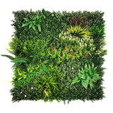 YES4HOMES 1 SQM Artificial Plant Wall D?cor Grass Panels Vertical Garden Tile Fence 1X1M Green