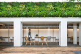 YES4HOMES 1 SQM Artificial Plant Wall D?cor Grass Panels Vertical Garden Tile Fence 1X1M Green