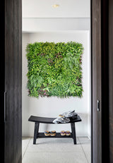 YES4HOMES 1 SQM Artificial Plant Wall Grass Panels Vertical Garden Foliage Tile Fence 1X1M - Side View
