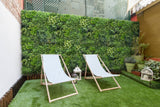 YES4HOMES 1 SQM Artificial Plant Wall Grass Panels Vertical Garden Foliage Tile Fence 1X1M Green - Front View