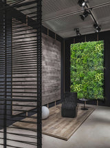 YES4HOMES 1 SQM Artificial Plant Wall Grass Panels Vertical Garden Foliage Tile Fence 1X1M Green - Side View